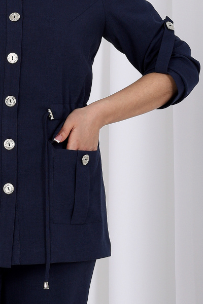 Брюки, жакет, майка Ninele 7492 синий - фото 16