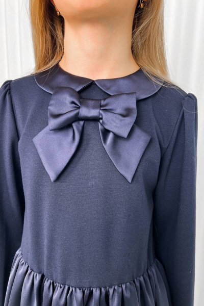 Платье Tammi 1T117-25/1 синий-темно-синий - фото 6