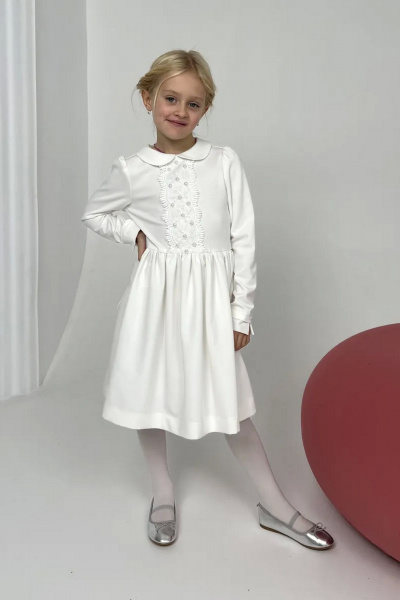 Платье Tammi 1Т87-24/1 молочный - фото 10