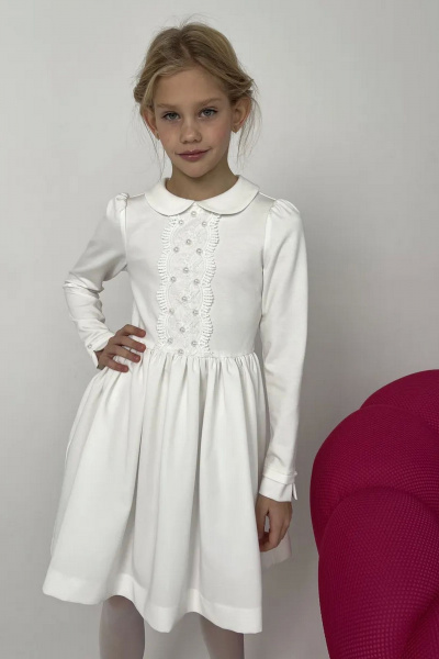 Платье Tammi 1Т87-24/1 молочный - фото 5