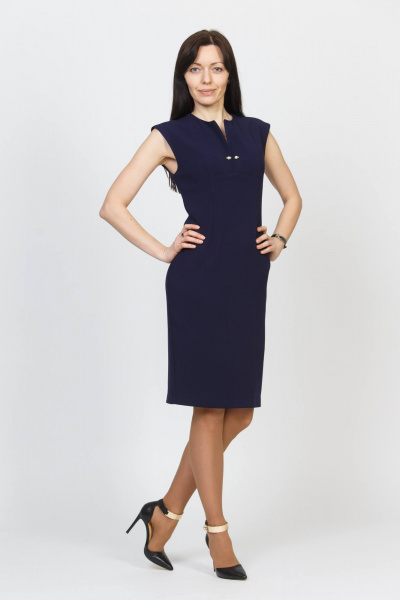 Платье Domna 400(164) темно-синий - фото 1