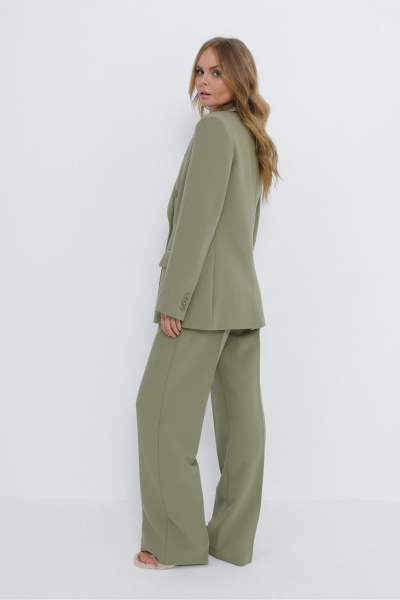 Брюки, жакет PiRS 5851 оливковый - фото 6