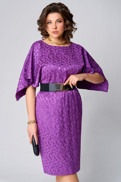 Платье Мишель стиль 1256-1 фиолетовый - фото 8