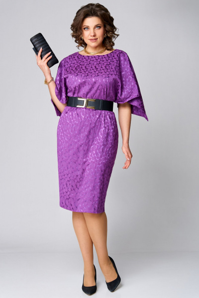 Платье Мишель стиль 1256-1 фиолетовый - фото 6