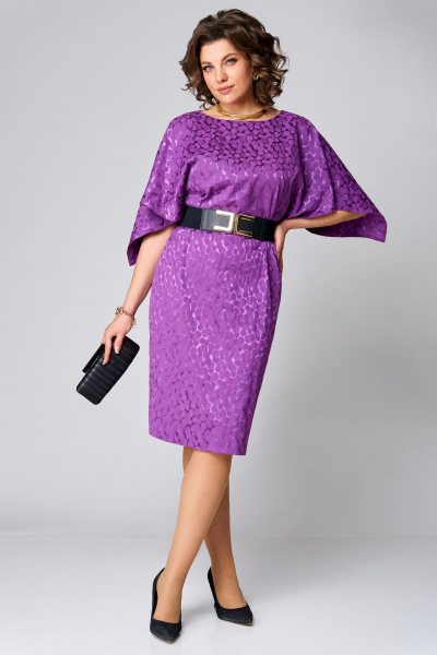 Платье Мишель стиль 1256-1 фиолетовый - фото 3