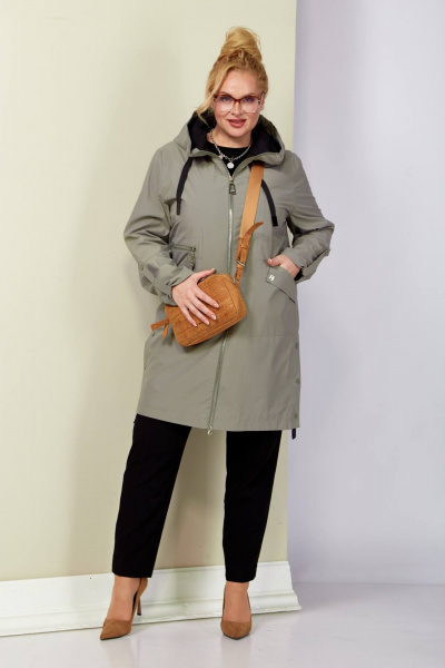 Плащ Shetti 2188 олива - фото 5