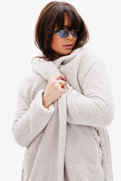 Кардиган HIT 0227 светло-серый - фото 6