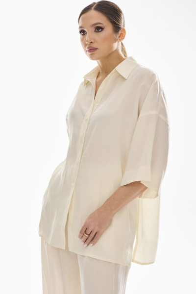 Блуза DAVA 4226 молочный - фото 6