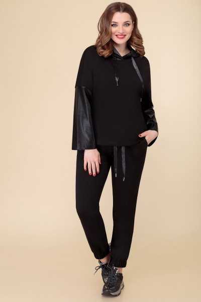 Брюки и джемпер из трикотажа для повседневного стиля DaLi 5493 - фото 1