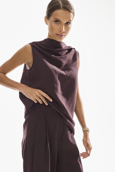 Брюки DAVA 5229 шоколад - фото 8