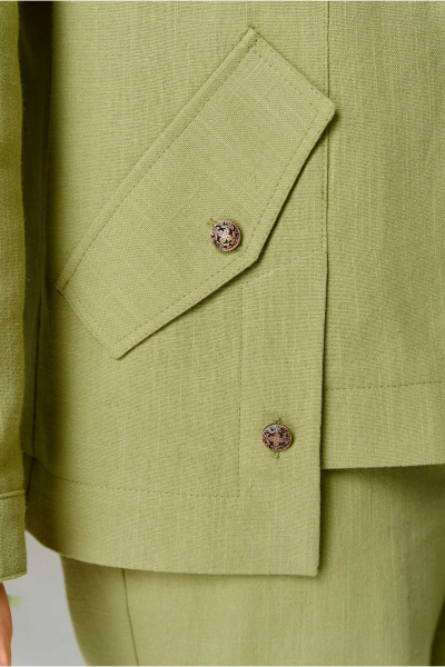 Брюки, жакет Асолия 1487 фисташка - фото 10