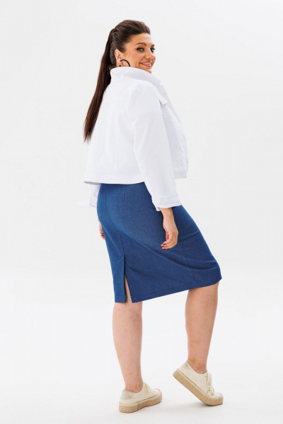 Юбка Anelli 1410 туманная_заря - фото 9