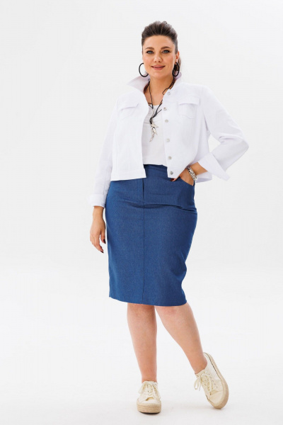 Юбка Anelli 1410 туманная_заря - фото 6