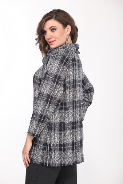 Джемпер Lady Style Classic 2333 темно-синий-серый - фото 3