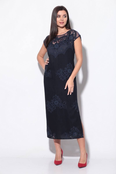 Платье Koketka i K 815 синий - фото 5