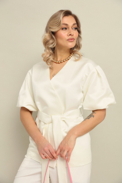 Жакет LM М110 молочный - фото 2