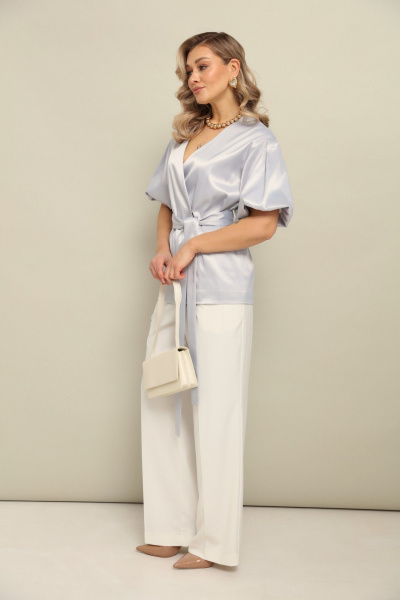 Жакет LM М110 серебро - фото 7