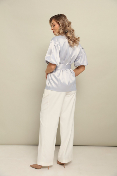 Брюки, жакет LM К1460110 серебро - фото 5