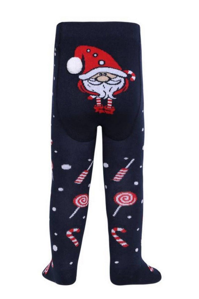 Детские колготки из трикотажа с принтом и помпонами CONTE Conte-kids_Sweet - фото 3