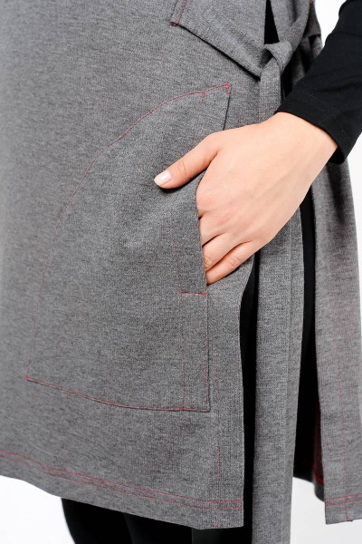 Туника La rouge 9017 графит - фото 6