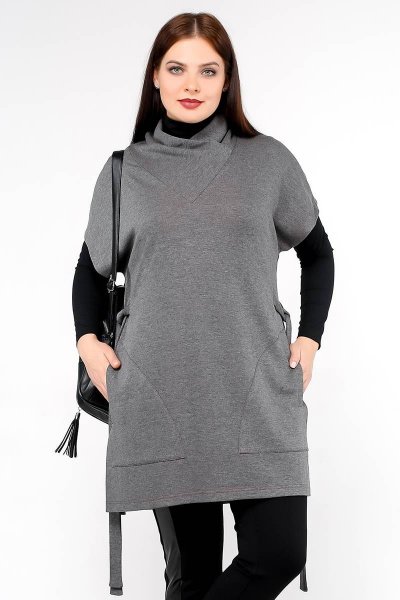 Туника La rouge 9017 графит - фото 1