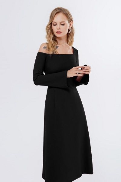 Платье PiRS 2234 черный - фото 2