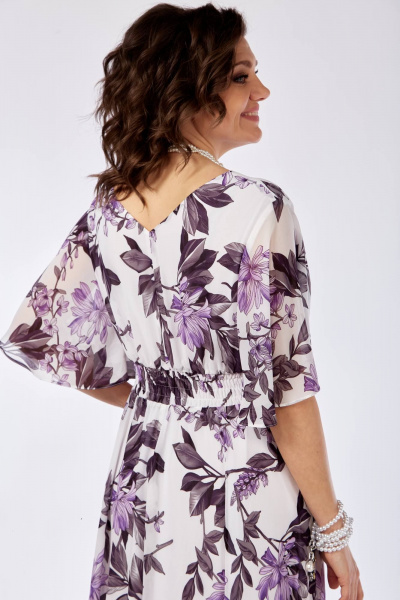 Платье Ольга Стиль С-914 цветы - фото 6