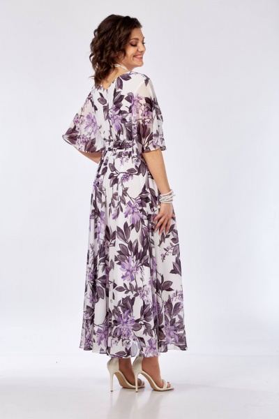 Платье Ольга Стиль С-914 цветы - фото 5