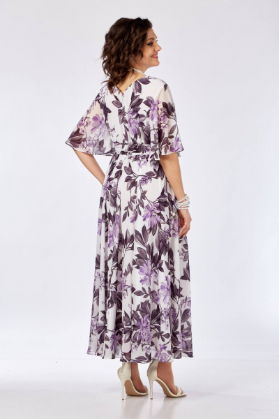 Платье Ольга Стиль С-914 цветы - фото 4