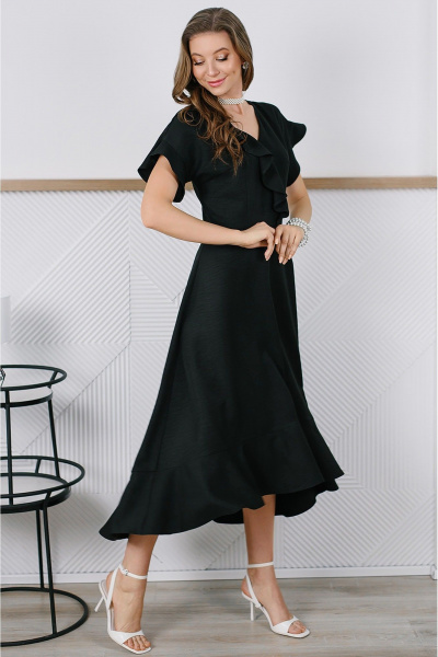 Платье MONA STYLE 24031 черный - фото 10