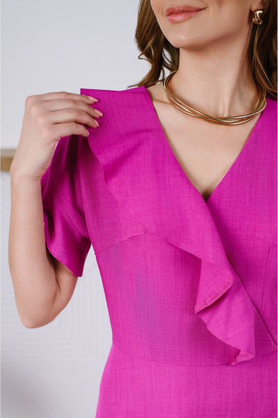 Платье MONA STYLE 24031 фуксия - фото 6