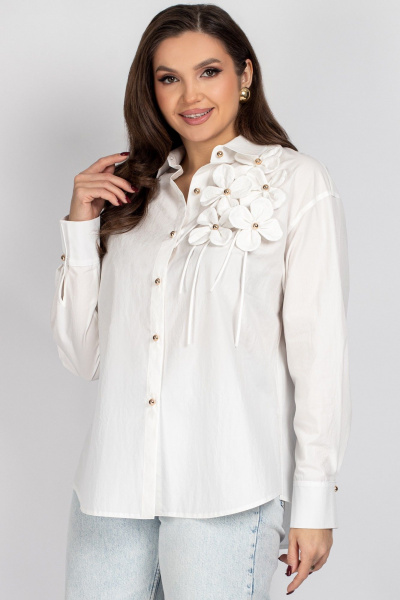 Блуза VIZAVI 820 молочный - фото 3