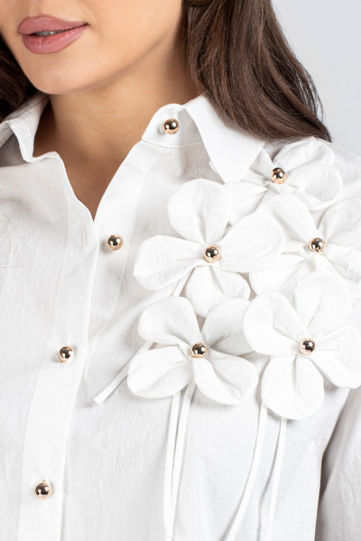 Блуза VIZAVI 820 молочный - фото 2