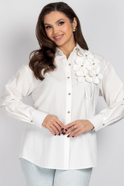 Блуза VIZAVI 820 молочный - фото 1