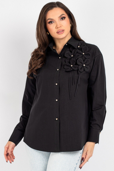 Блуза VIZAVI 820 черный - фото 4