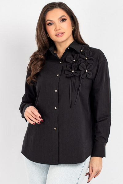 Блуза VIZAVI 820 черный - фото 1