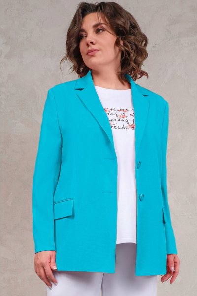 Жакет Avanti 1652-6 бирюзовый - фото 1