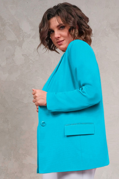 Жакет Avanti 1652-6 бирюзовый - фото 2