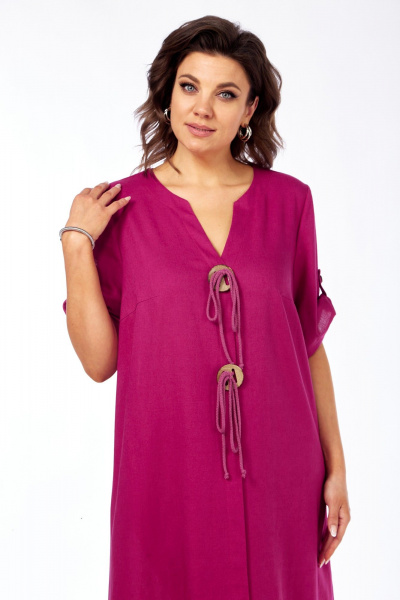 Платье SVT-fashion 600 ягодный - фото 2