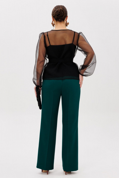 Блуза, брюки, топ Mubliz 266 изумруд - фото 12