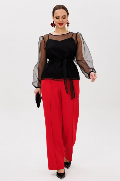 Блуза, брюки, топ Mubliz 266 красный - фото 1