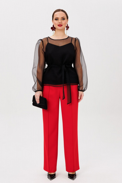 Блуза, брюки, топ Mubliz 266 красный - фото 2