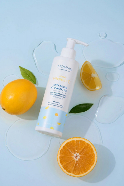 Гель для умывания MONMU Anti-aging Cleancing gel, 200ml - фото 1