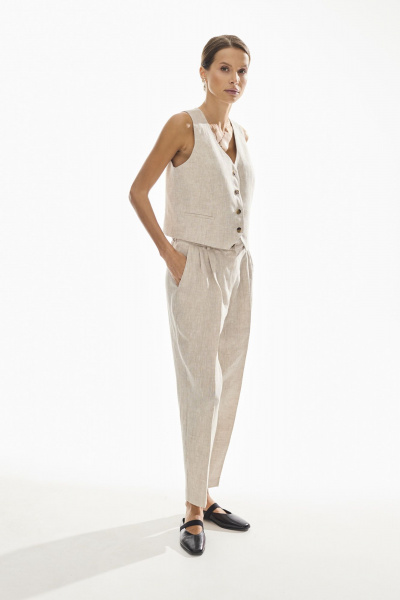 Жилет DAVA 3230 бежевый - фото 12