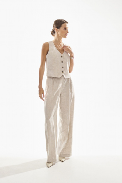 Жилет DAVA 3230 бежевый - фото 9