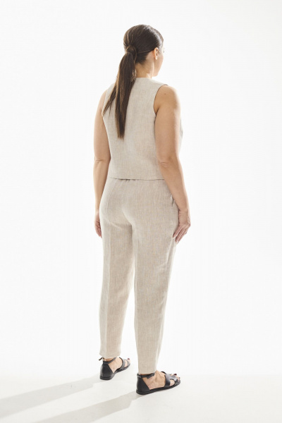 Жилет DAVA 3230 бежевый - фото 7