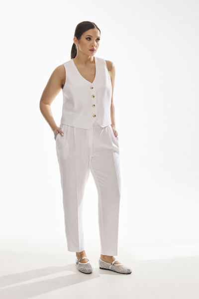 Брюки DAVA 5116 белый - фото 7