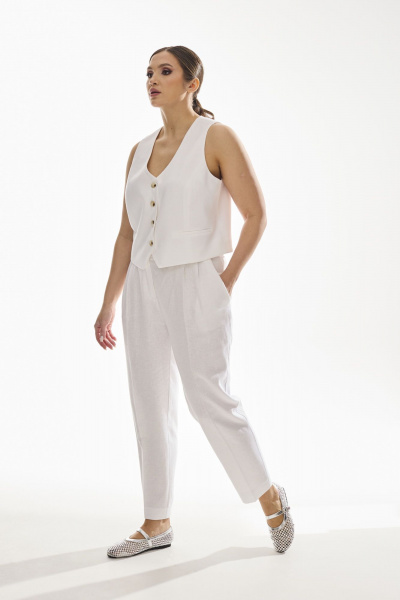 Брюки DAVA 5116 белый - фото 6