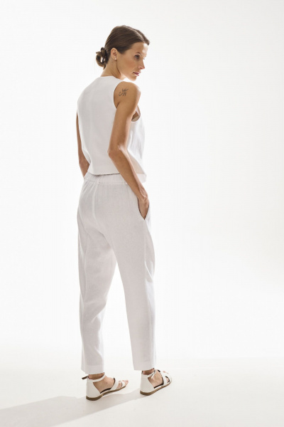 Брюки DAVA 5116 белый - фото 4