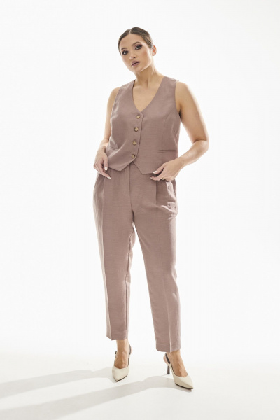 Брюки DAVA 5116 бежевый - фото 10